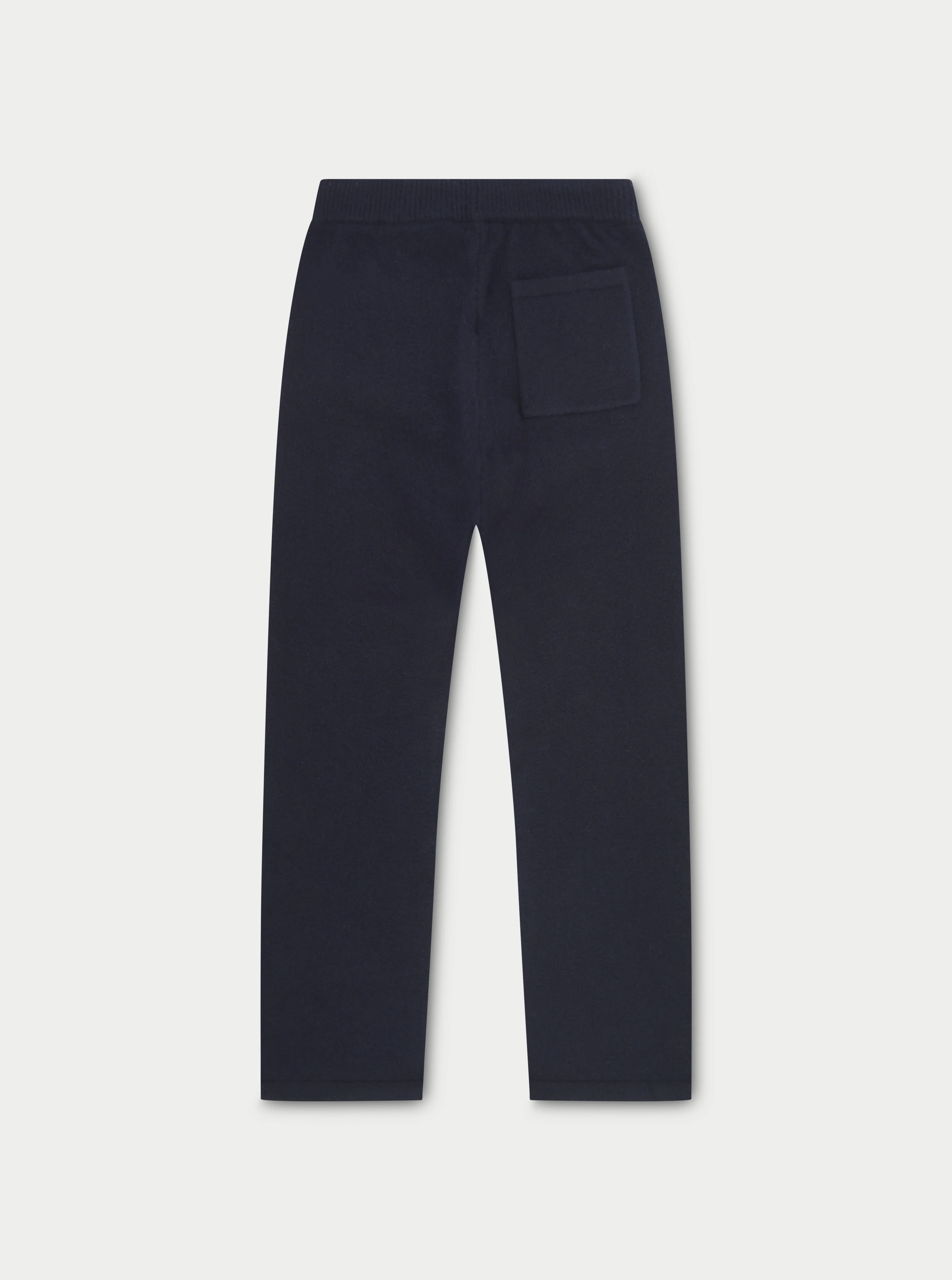 FLUFFY EMBLEM KNITTED JOGGERS - NAVY - Image 10